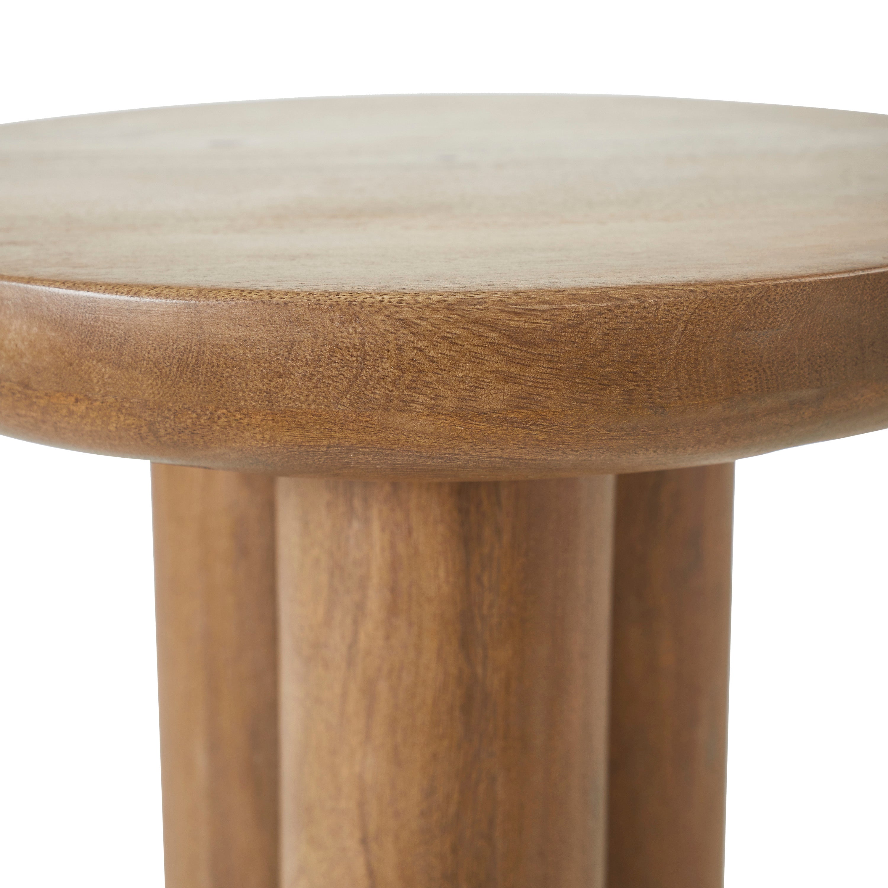 Renwil Honey Indoor Mango Wood Side Table - Light Brown