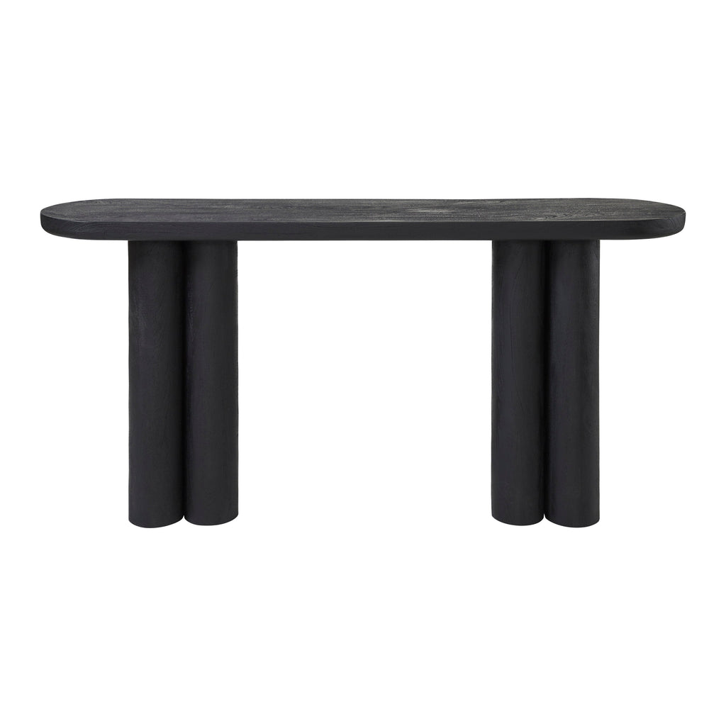 Renwil Dayna Indoor Mango Wood Console Table - Black