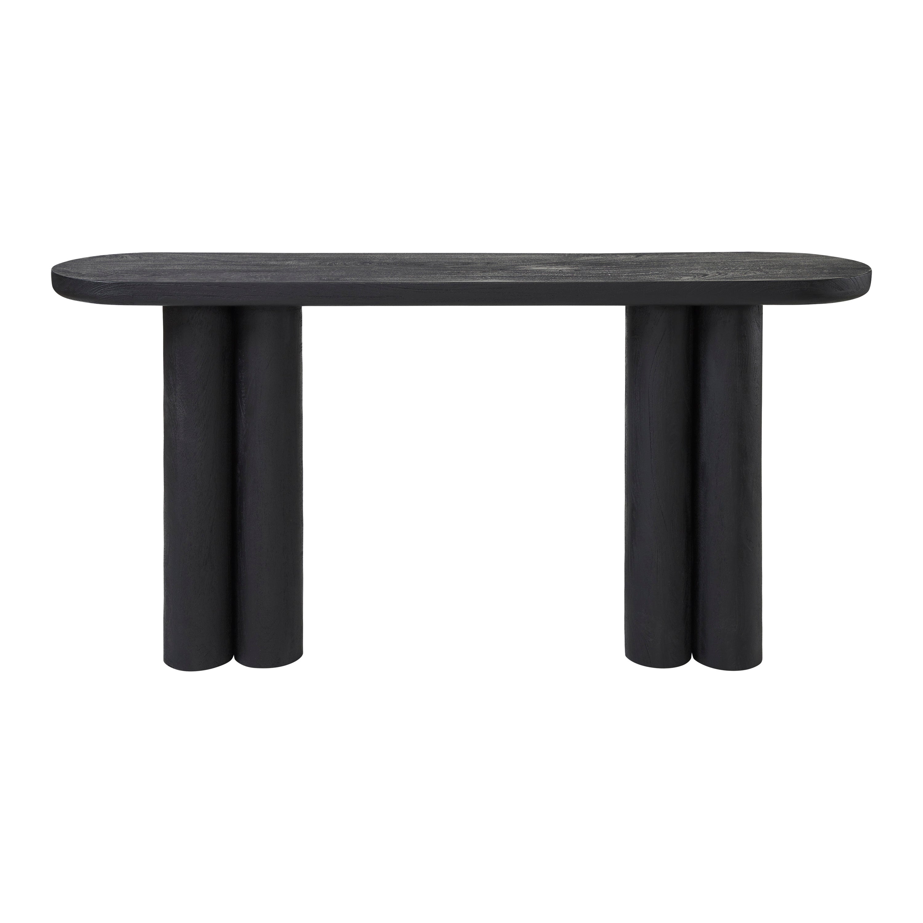 Renwil Dayna Indoor Mango Wood Console Table - Black