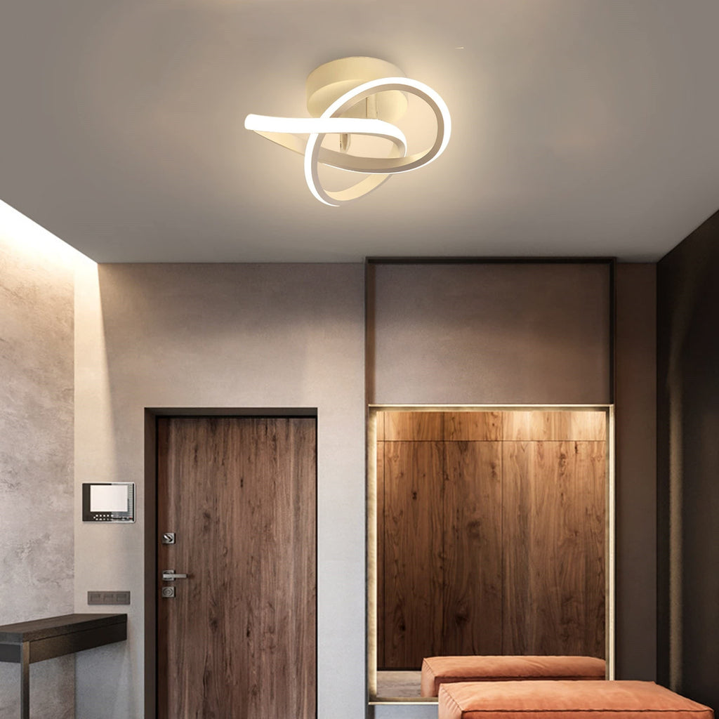 Modern LED Ceiling Light - 3000K/4000K/6000K, Perfect for Bedroom, Living Room, Kitchen & Balcony - Easy Install, Wide Voltage Range (AC85-265V)
