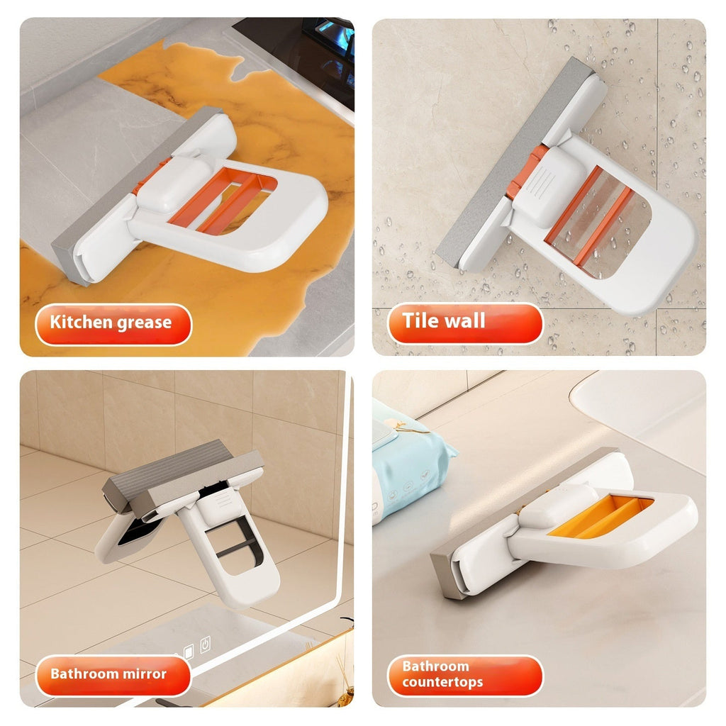 Handheld Mini Foldable Desktop Mop – Portable Sponge Cleaning Tool