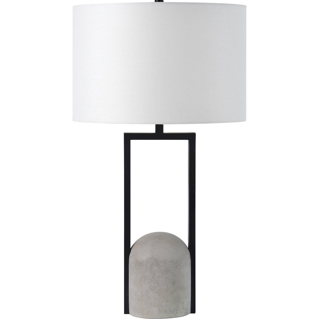 Everren Florah 27.75" Length Table Lamp -  Matte Black