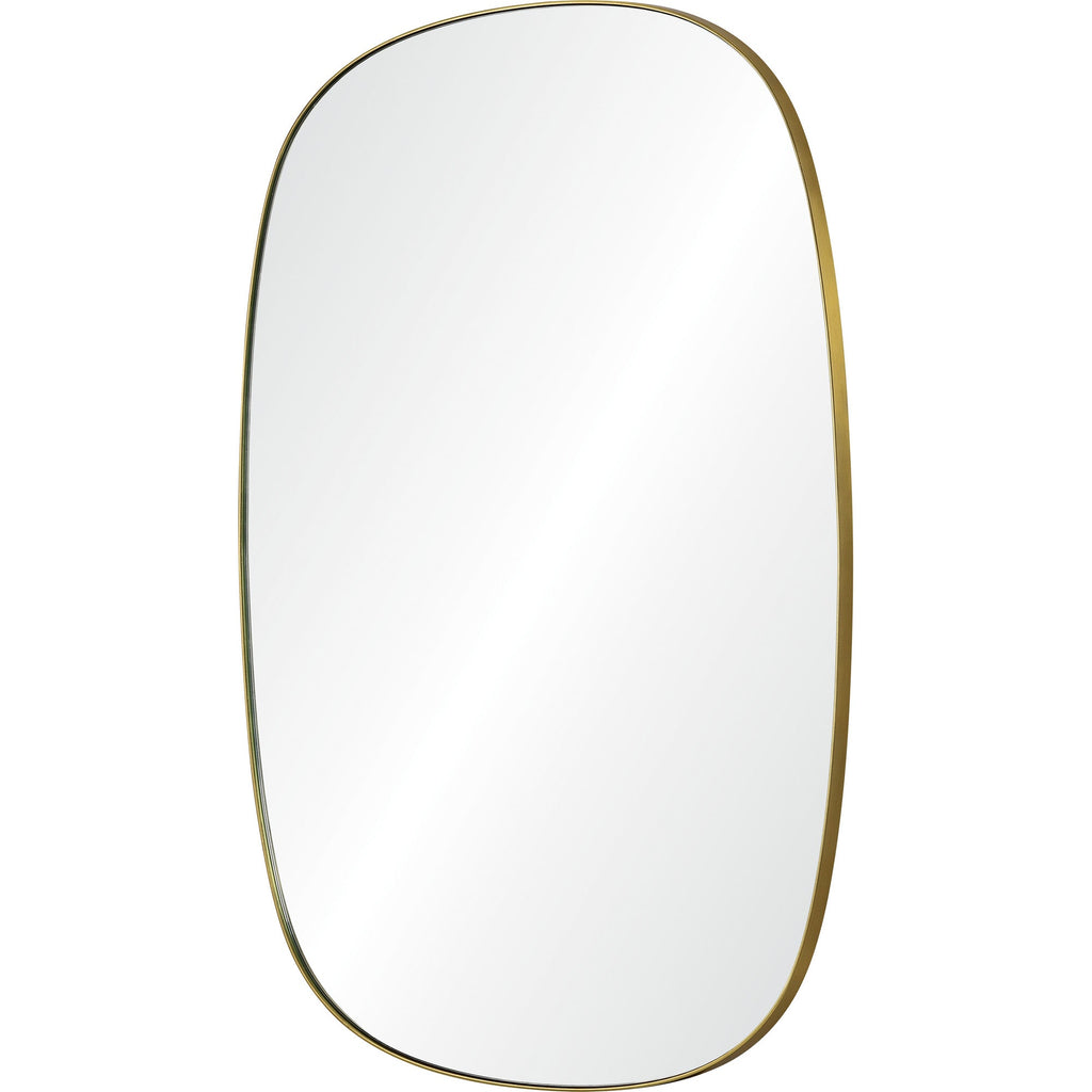 Renwil Gallegos 36" Tall Rectangle Wall Mirror - Yellow
