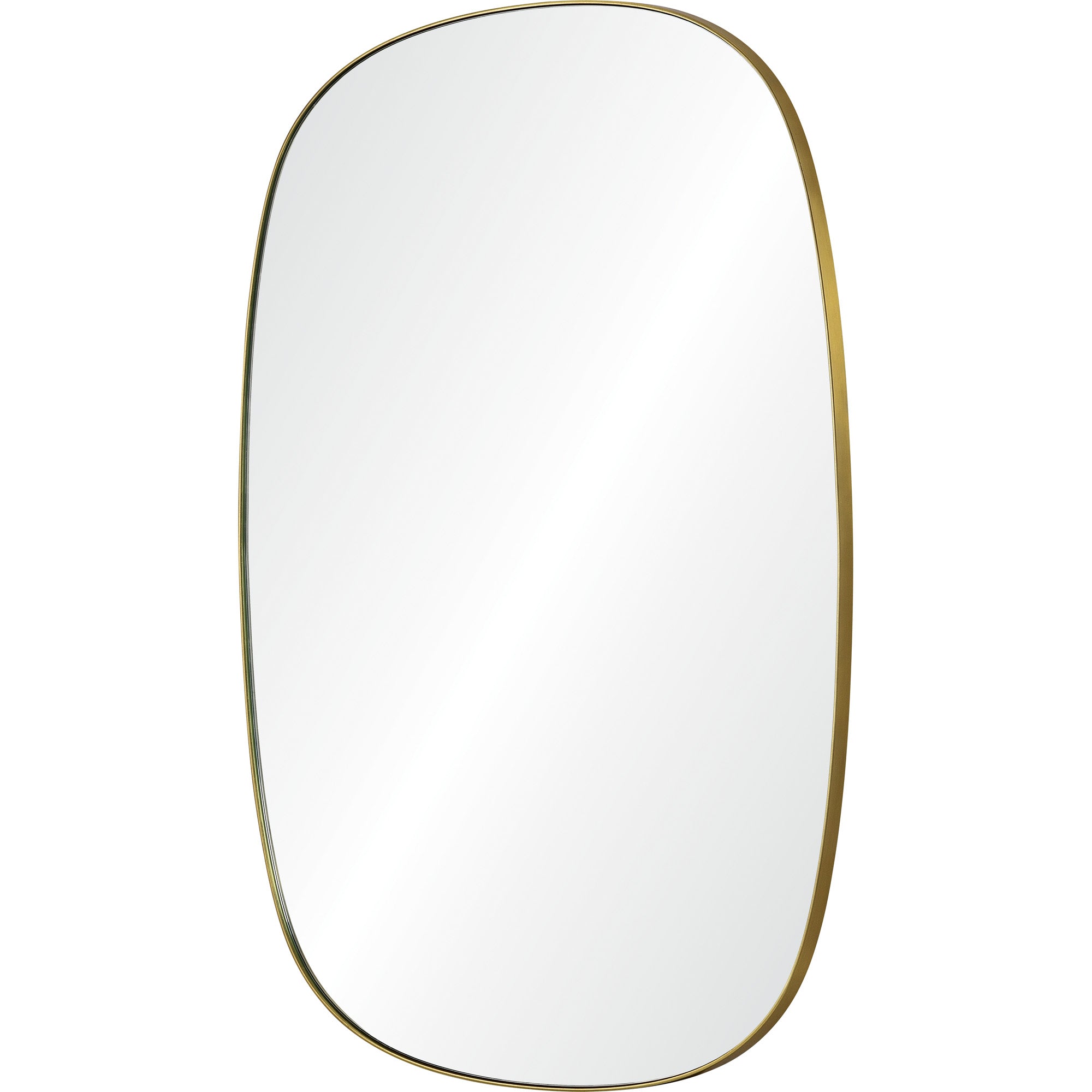 Renwil Gallegos 36" Tall Rectangle Wall Mirror - Yellow