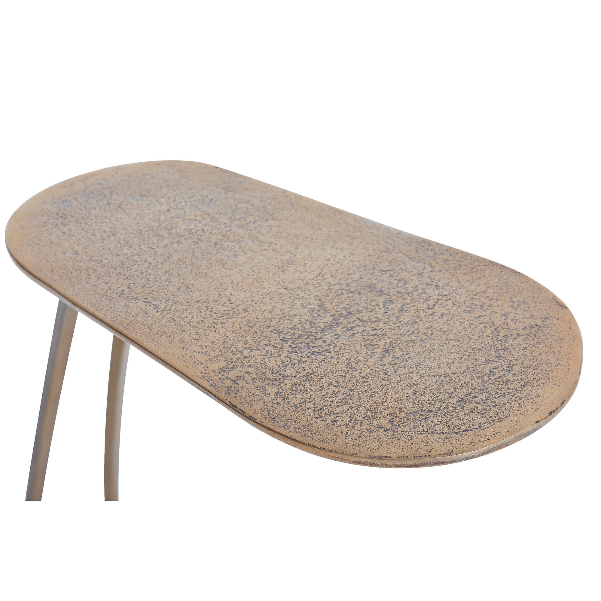 Renwil Balam Indoor Aluminum Table - Antique Brass