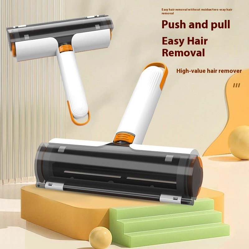 🧼 2-in-1 Pet Hair Removal Roller – Washable, Multifunctional Grooming Brush