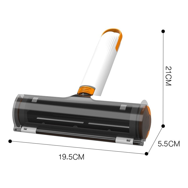 🧼 2-in-1 Pet Hair Removal Roller – Washable, Multifunctional Grooming Brush