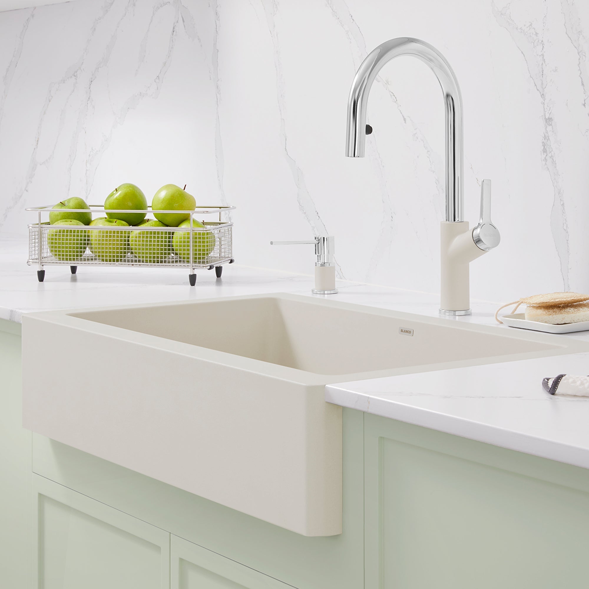 Blanco Vintera Silgranit 30" Single Bowl Apron-Front Farmhouse Sink