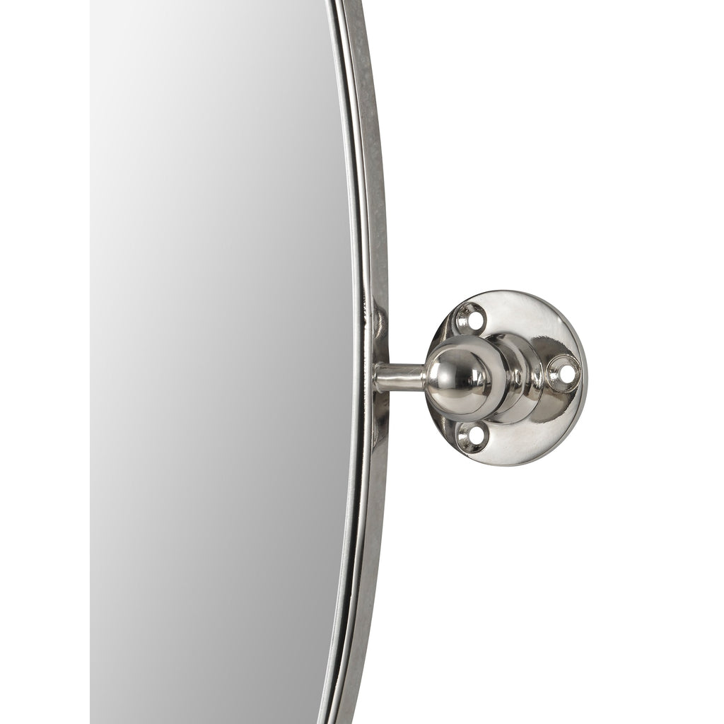 Renwil Azalea 24" Tall Oval Wall Mirror - Grey