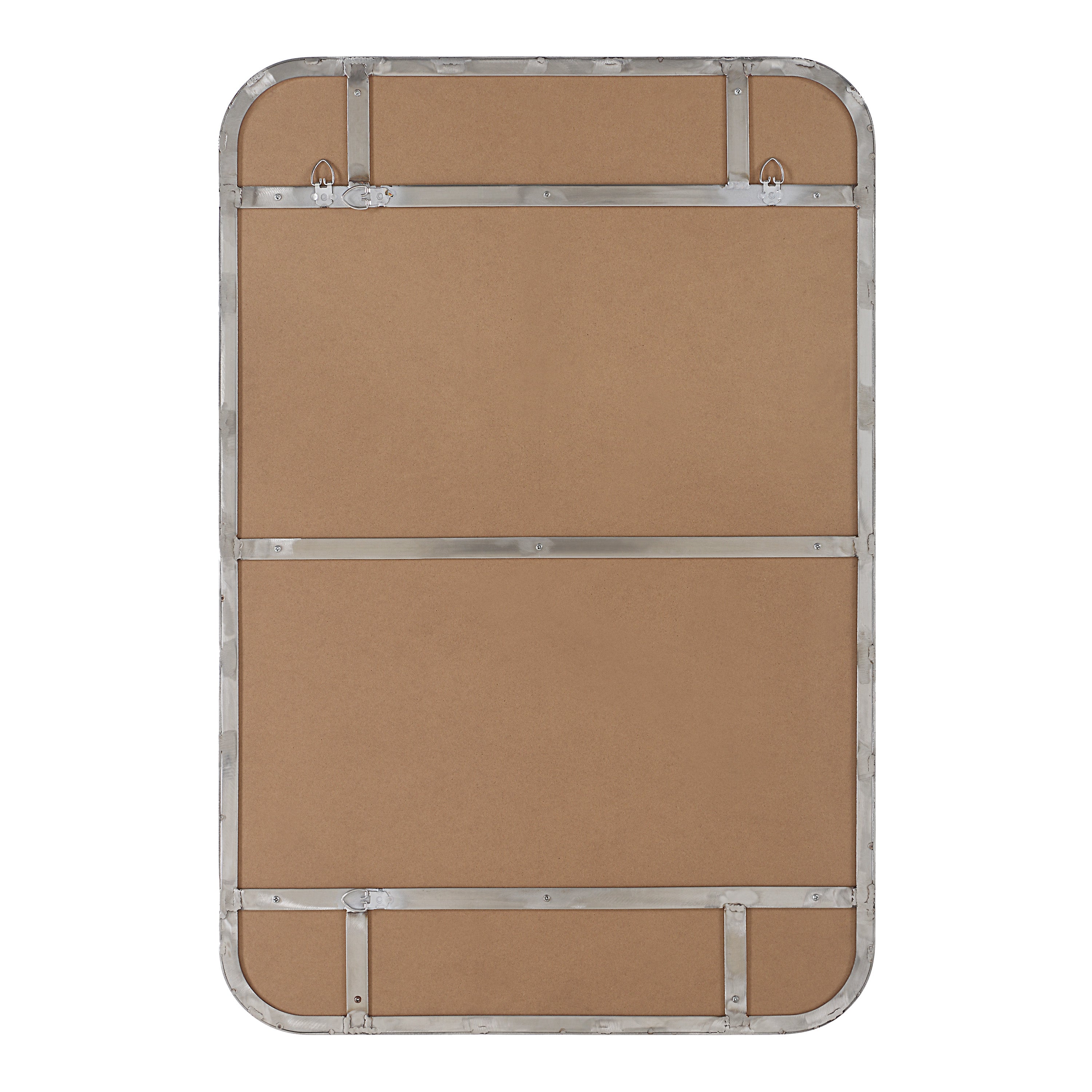 Renwil Louvas 36" H x 24" W Wall Mirror - Grey