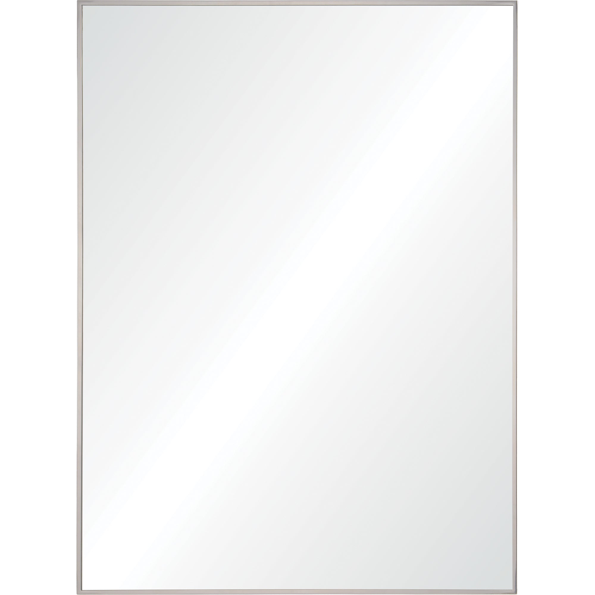 Renwil Carmelle 40" Tall Rectangle Wall Mirror - Grey
