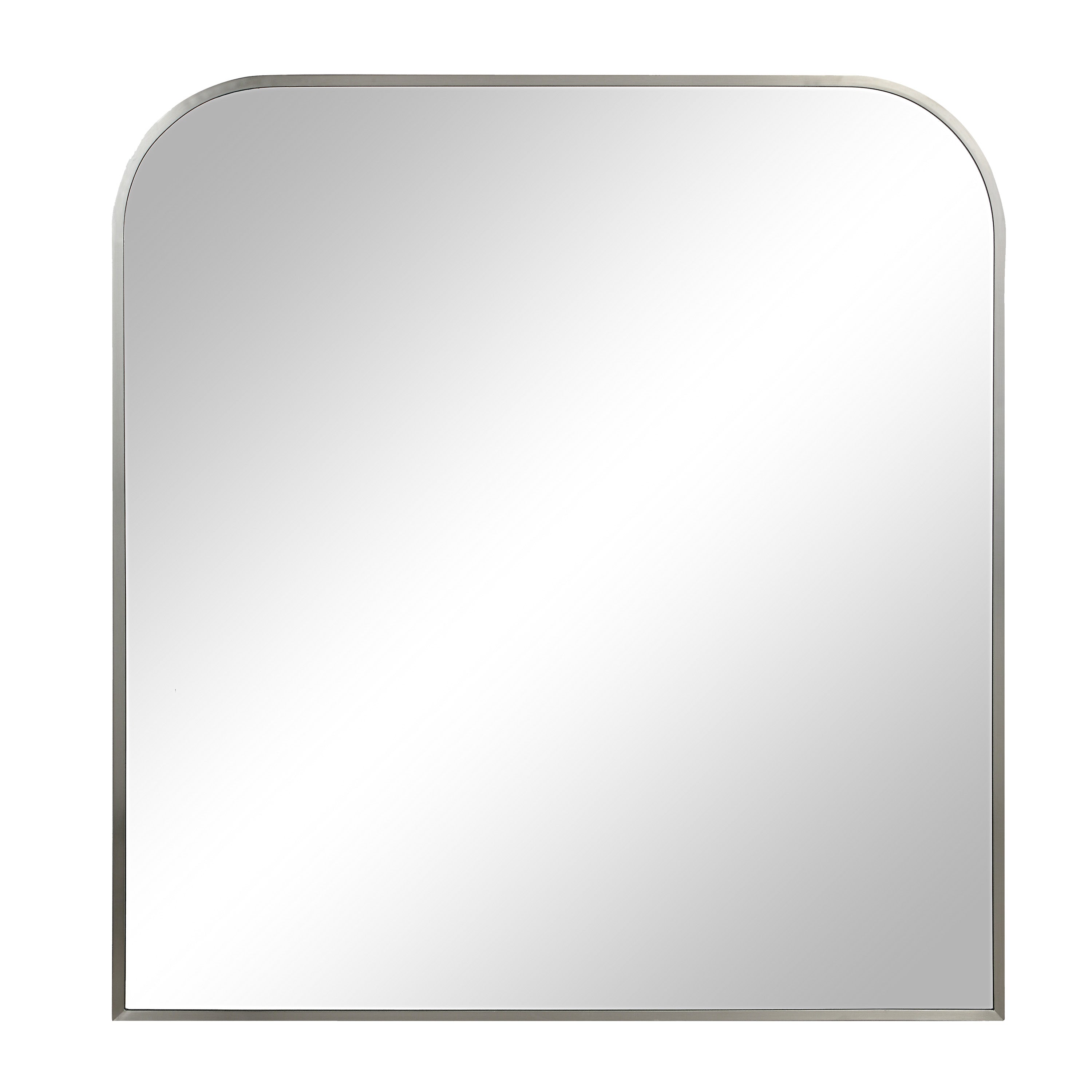 Renwil Salma 40" H x 38" W Wall Mirror - Grey