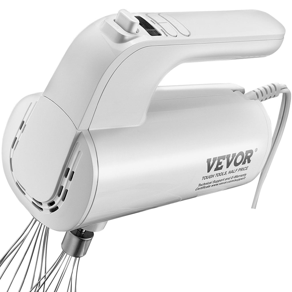 🍰 Digital Electric Hand Mixer – 5-Speed, 200W, Turbo-Boost