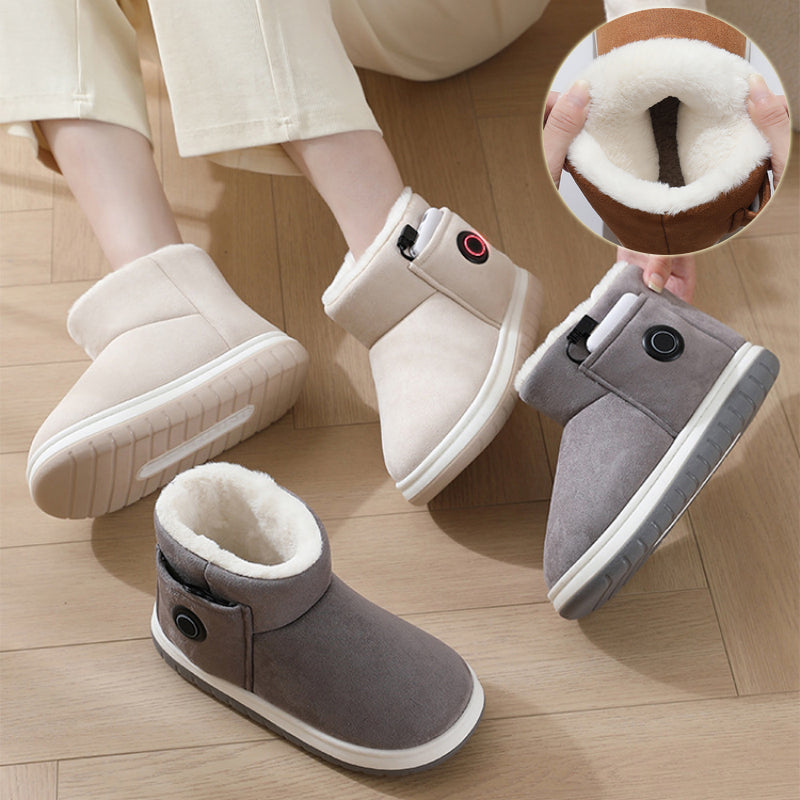 Electric Heating Shoes – Rechargeable Foot Warmer Winter Shoes