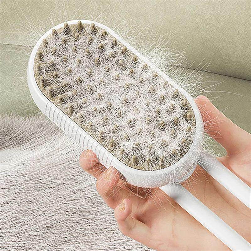 Cat Steam Brush For Massage Pet Grooming Comb