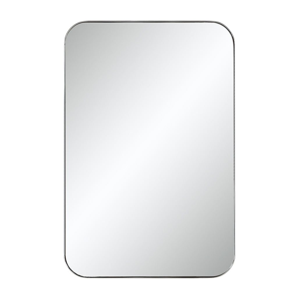 Renwil Louvas 36" H x 24" W Wall Mirror - Grey