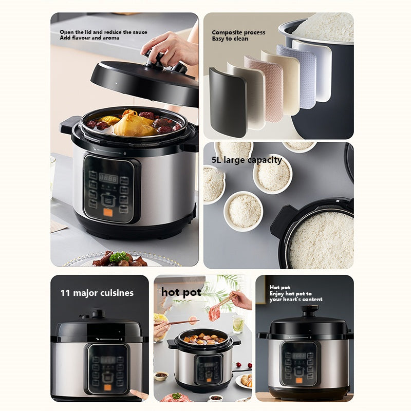 🍲 1050 W Electric Pressure Cooker – 5 L 10-in-1 Digital Multi-Cooker