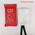 1pc Essential Fire Safety Blanket - Portable, Reusable, Heat-Resistant for Emergency Fire Extinguishing at Home, Kitchen, Fireplace, School, BBQ, Car, Office - Compact, Durable, Easy-to-Use Fire Suppression Solution