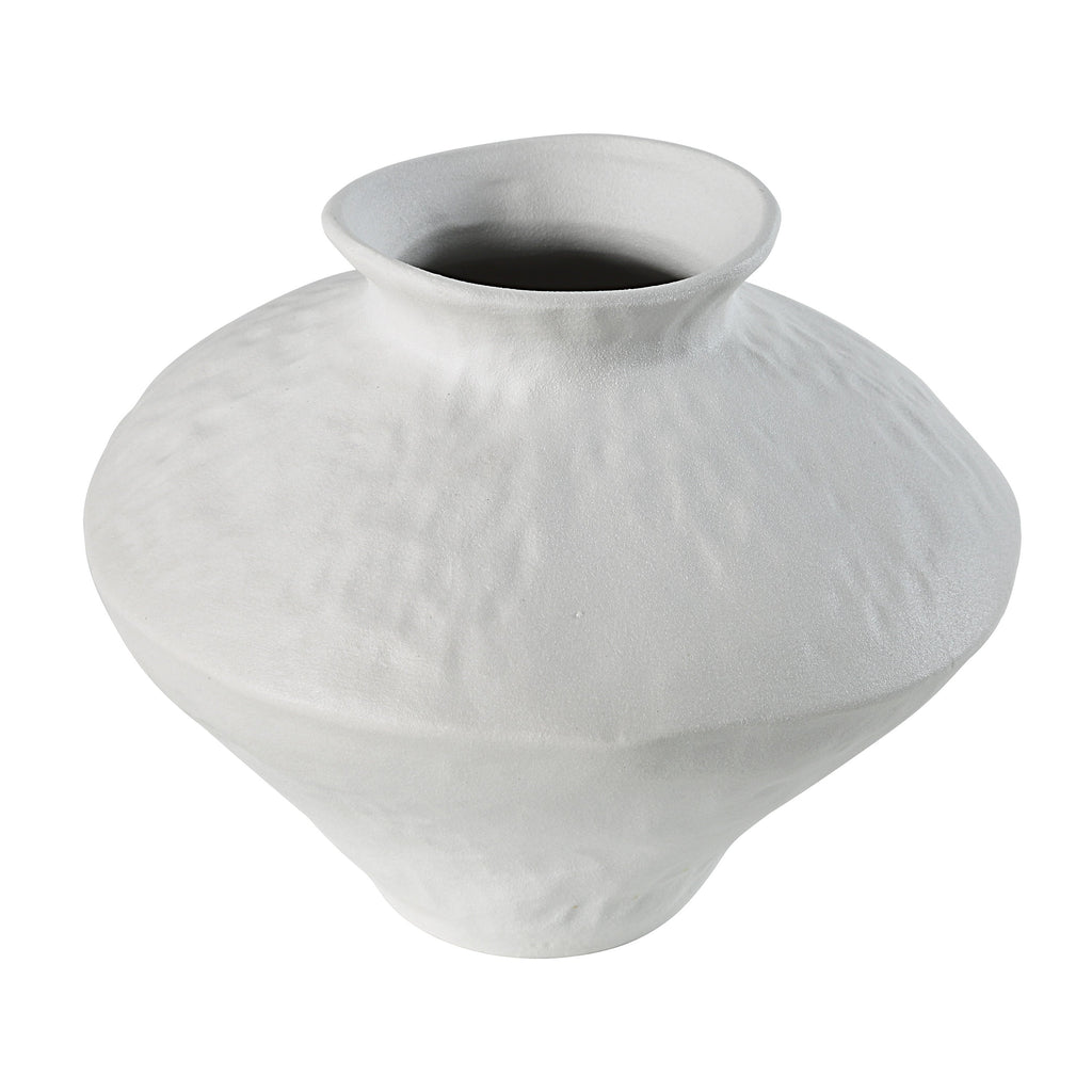 Renwil Mills Indoor Porcelain Ceramic Vase - Matte Off-White