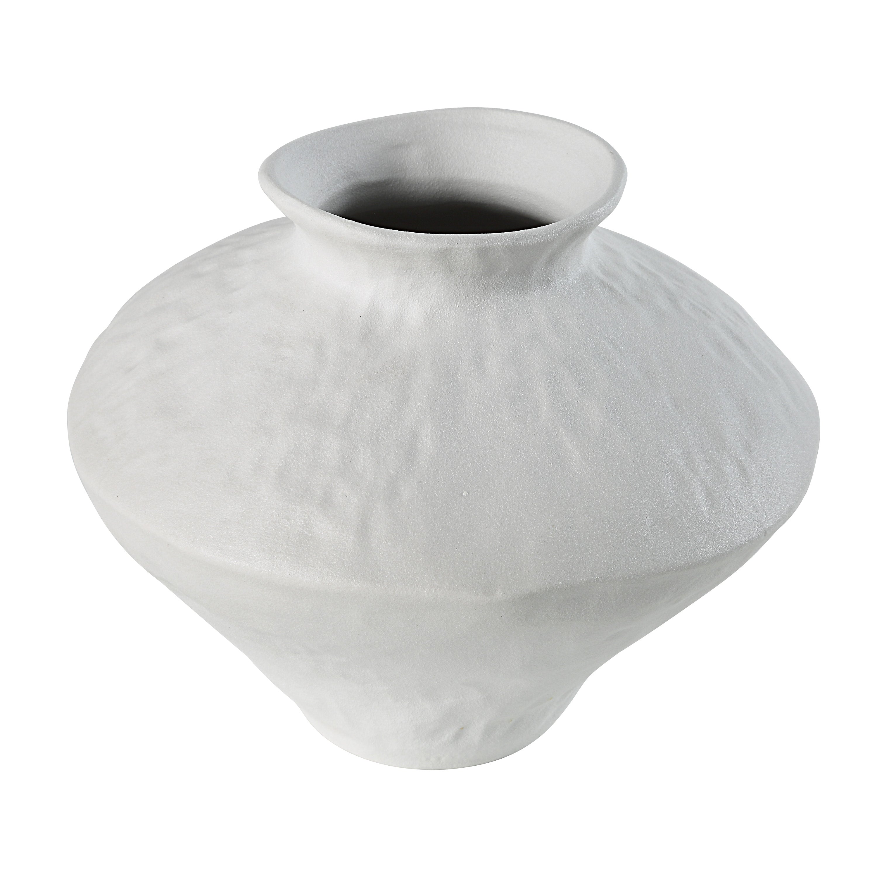 Renwil Mills Indoor Porcelain Ceramic Vase - Matte Off-White