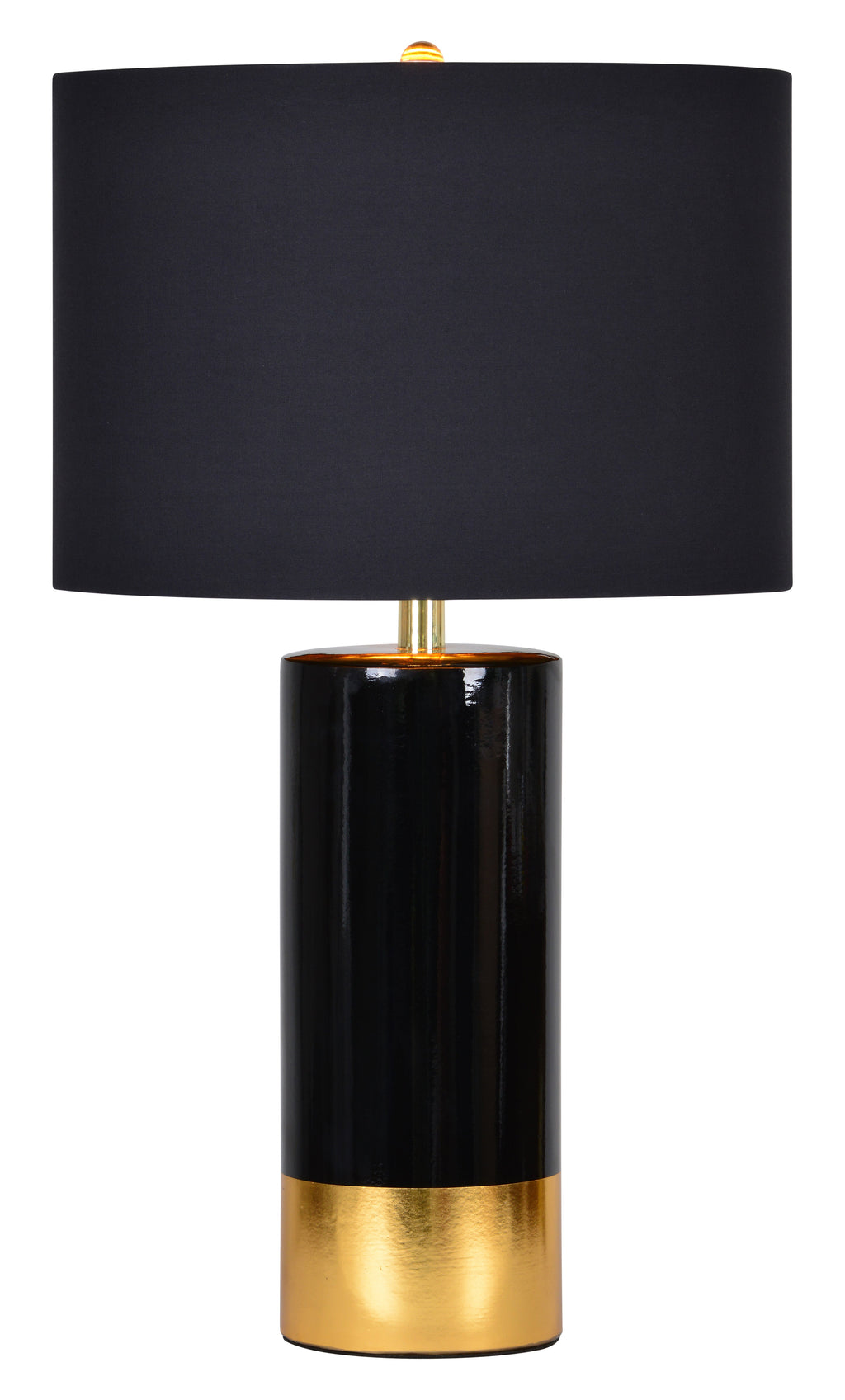 Renwil The Tu xedo 29" Length Table Lamp - Black And Gold