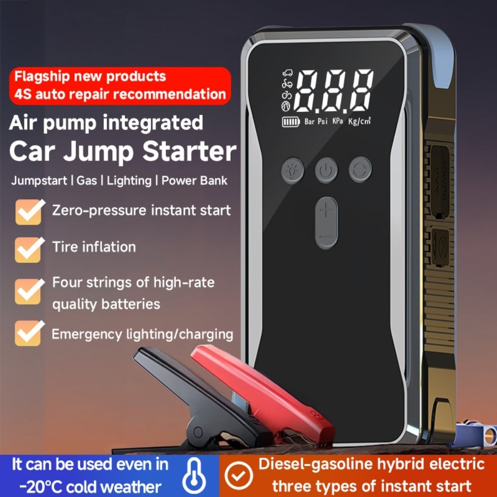 12V Car Jump Starter with Air Compressor