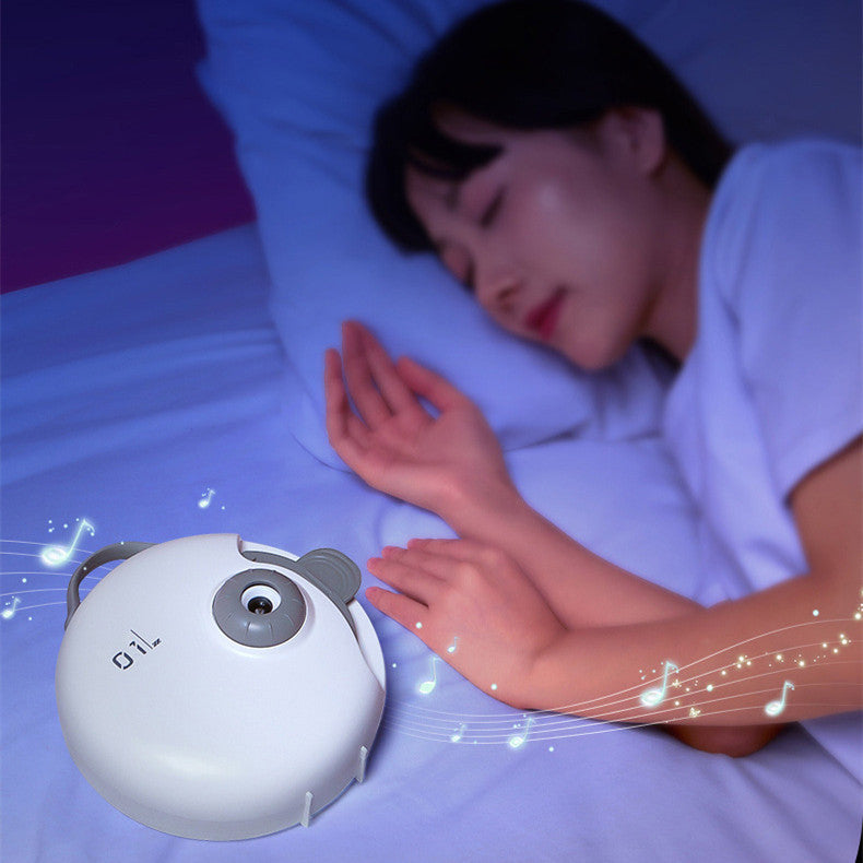 Cozy galaxy bedroom night lamp
