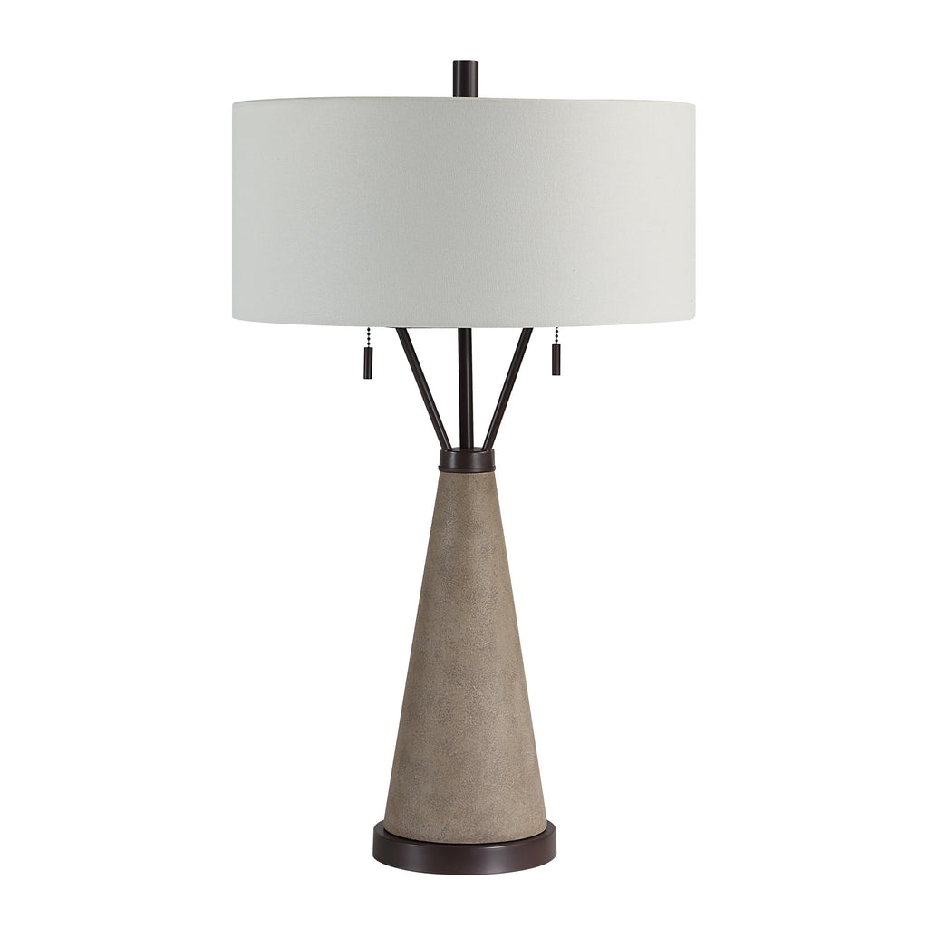 Everren Lourdes 29.25" Height Table Lamp - Cream Wash