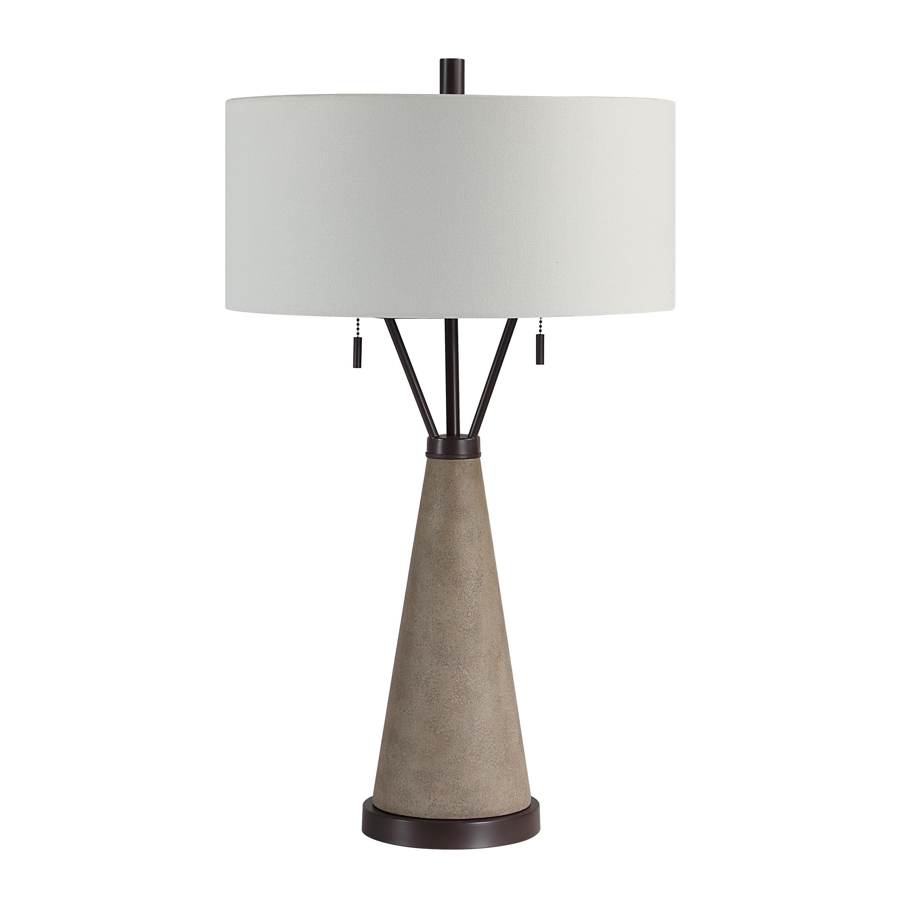 Everren Lourdes 29.25" Height Table Lamp - Cream Wash