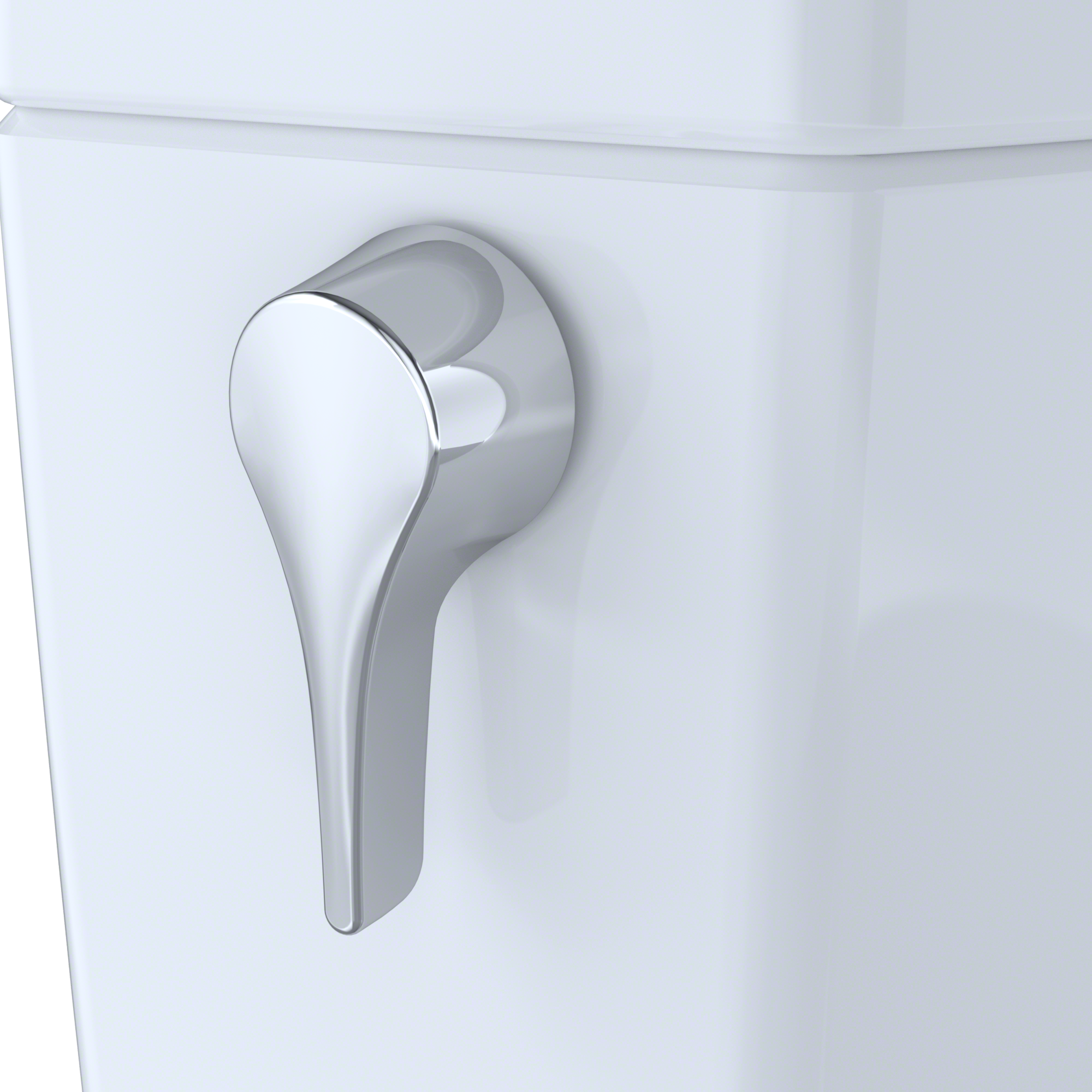 TOTO Drake II 1G Two Piece Elongated 1.0 GPF Universal Height Toilet with Cefiontect and Right Hand Trip Lever