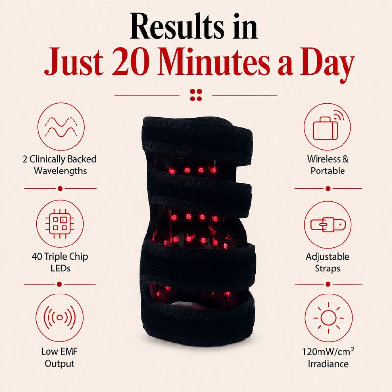 Red Light Therapy for Dogs Leg Wrap