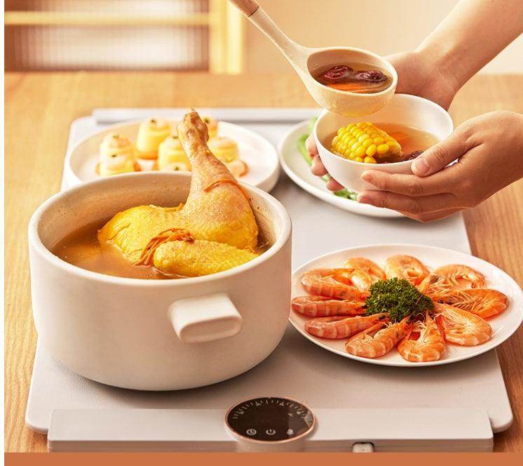 Silicone Foldable Warm Chopping Board with Digital Display