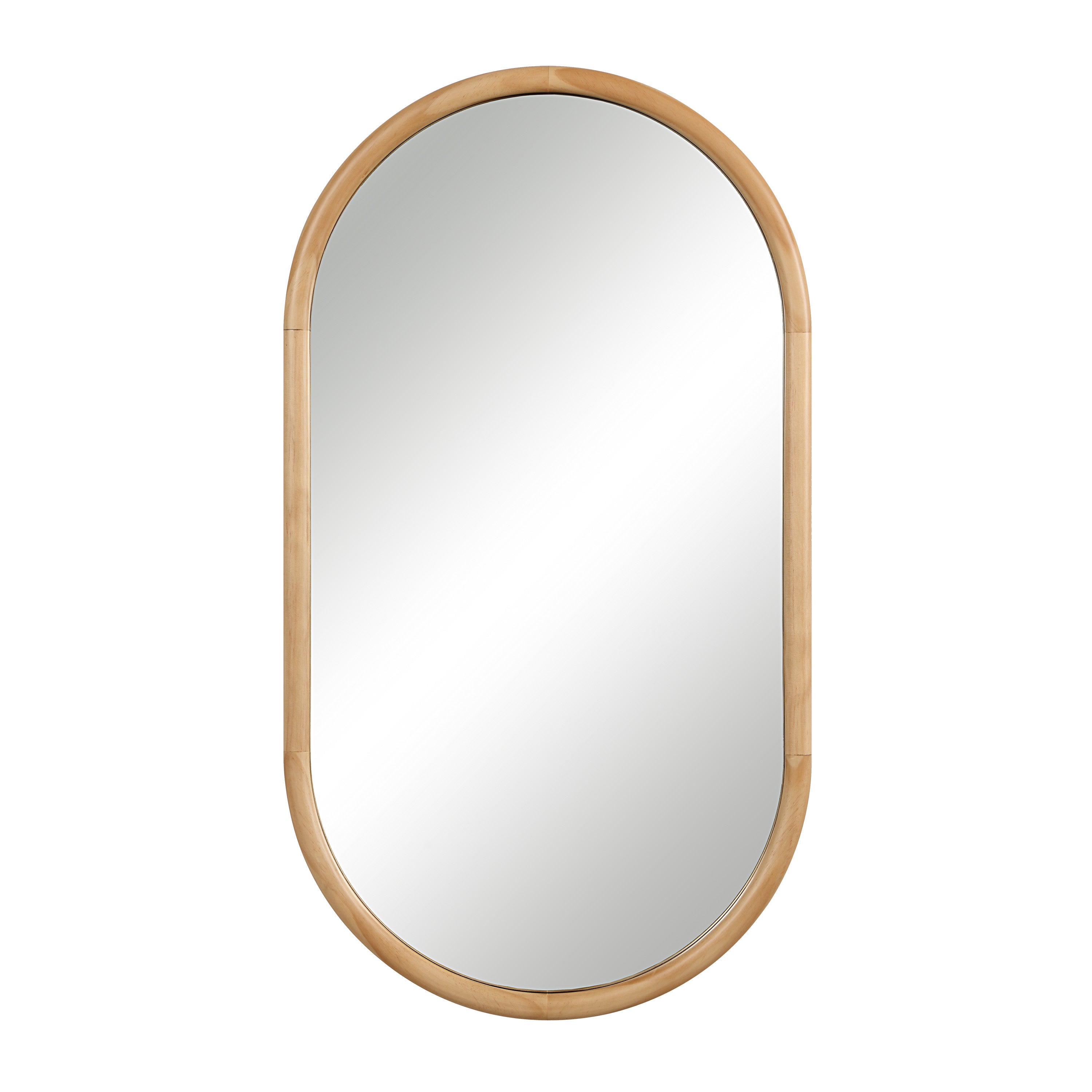 Renwil Puno 36" H x 20" W Wall Mirror - Brown