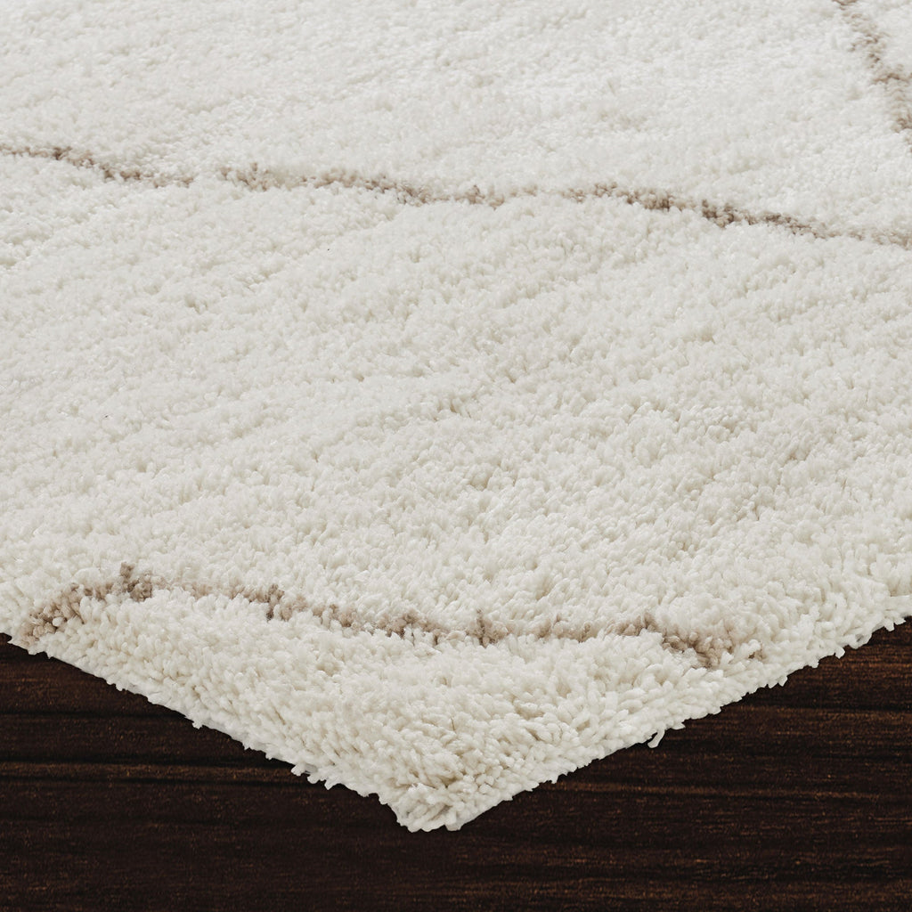 Renwil Allen 9'10 x 13'1 Machine Tufted Indoor Rug - Off-White