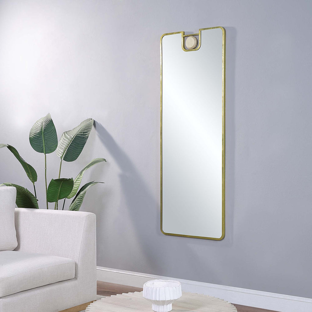 Renwil Kepler 65" Tall Rectangle Full Length Mirror - Yellow