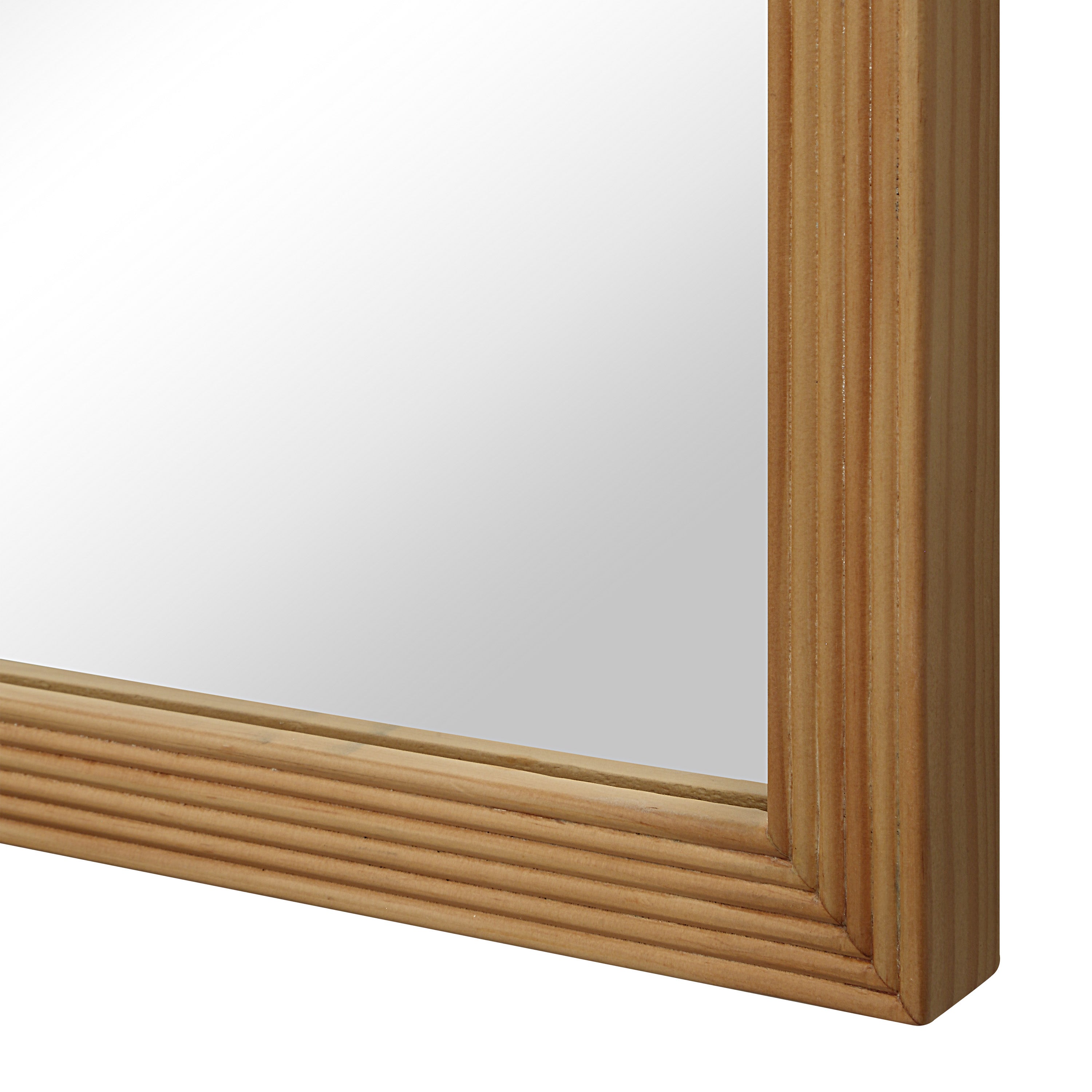 Renwil Salia 40" H x 24" W Wall Mirror - Brown