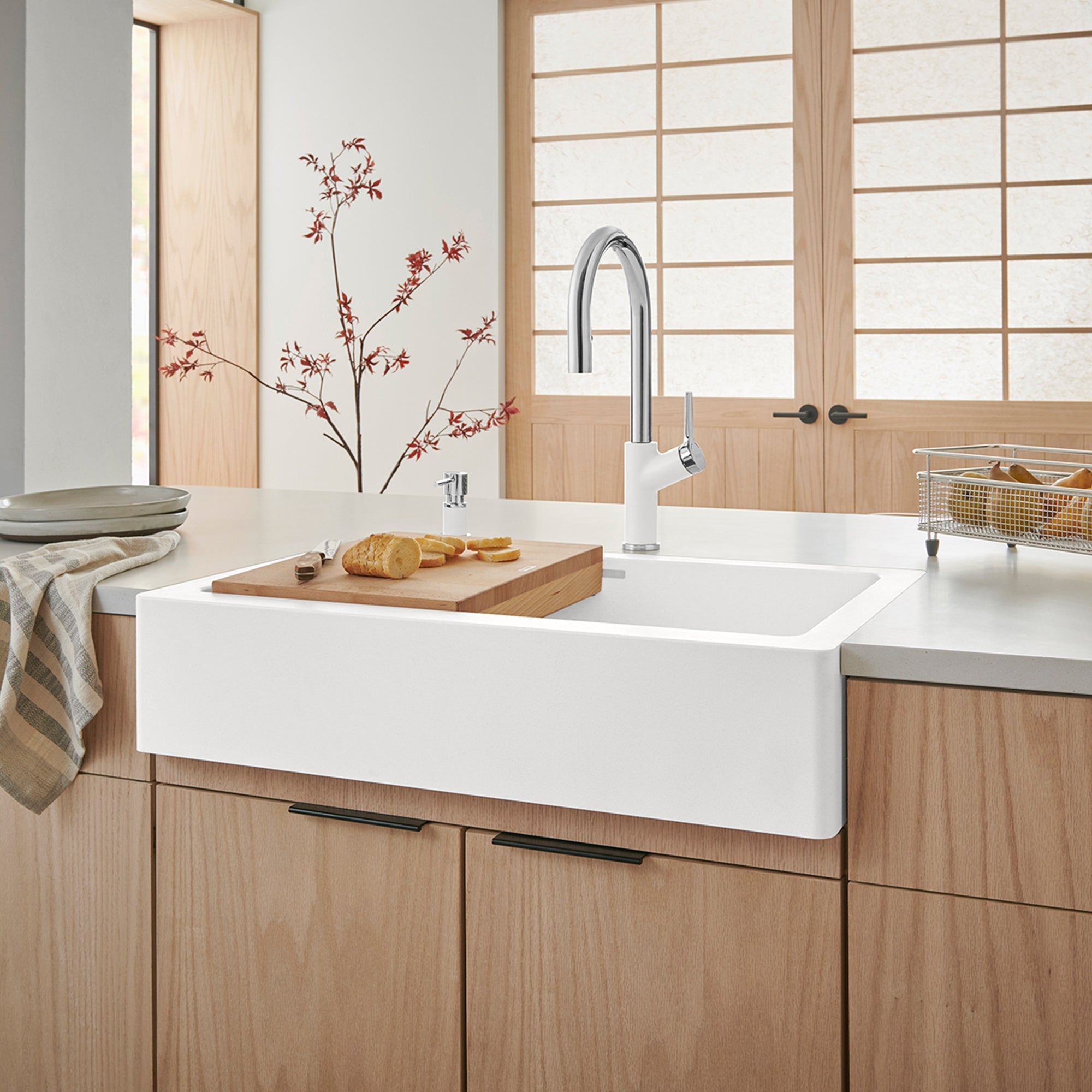 Blanco Vintera Silgranit 30" Single Bowl Apron-Front Farmhouse Sink