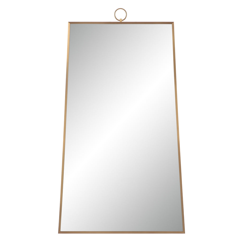 Renwil Ariadne 42" Tall Rectangular Mirror - Burnished Brass