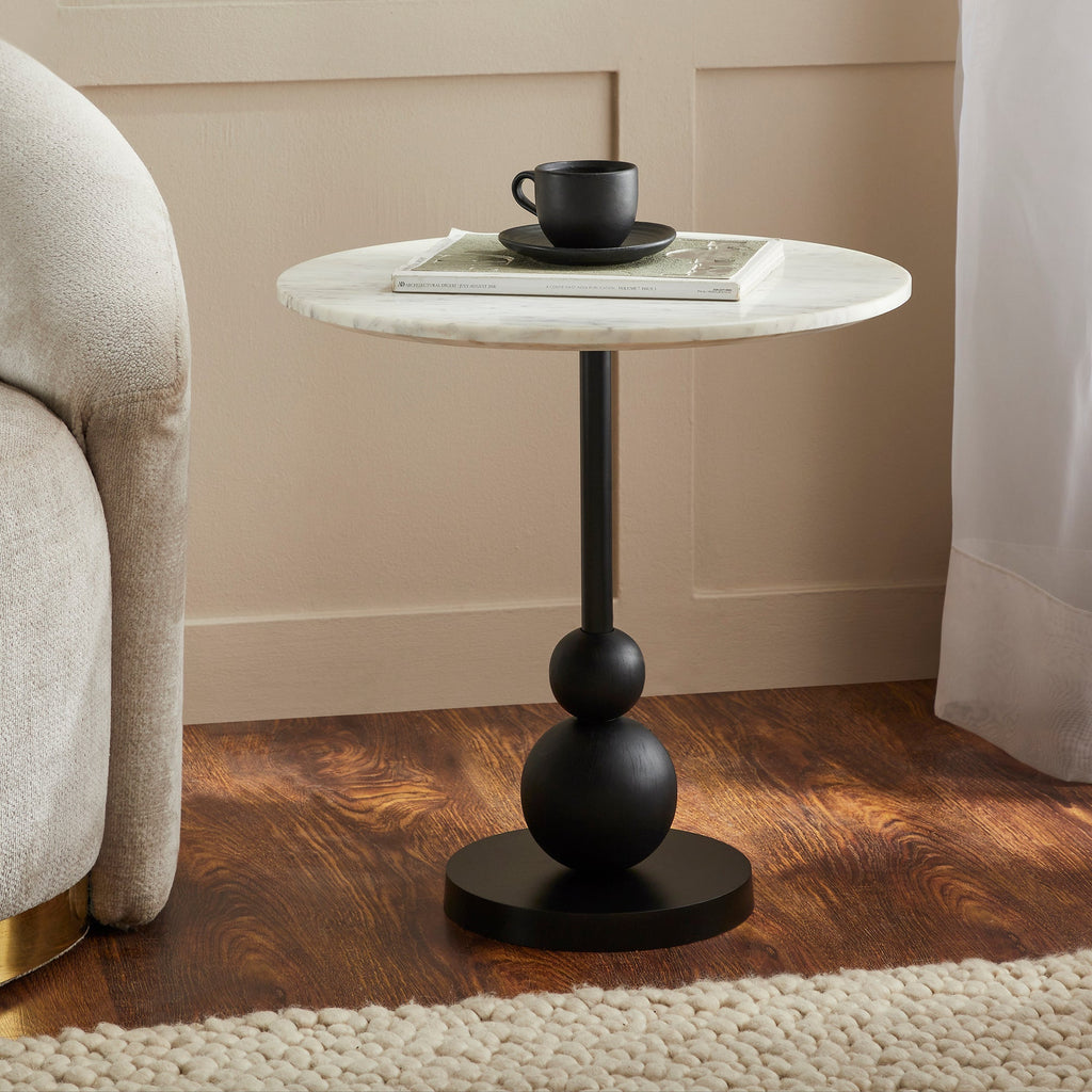 Renwil Corrine Indoor Aluminum Table - Matte Black