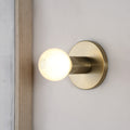 Renwil Dania 5" Burnished Brass 1-Light Wall Sconce