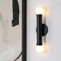 Renwil Alika 12" Powder Coated Matte Black 2-Light Wall Sconce