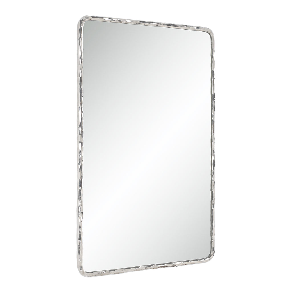 Renwil Pollonia 36" H x 24" W Wall Mirror - Grey