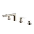 TOTO GS Four Hole Deck Mount Roman Tub Filler Trim with Handshower Outlet (Handshower Not Included)