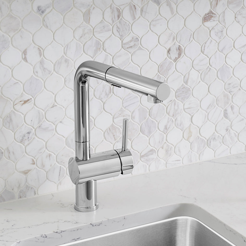 Blanco Linus Low Arc Pull-Out Dual-Spray Kitchen Faucet