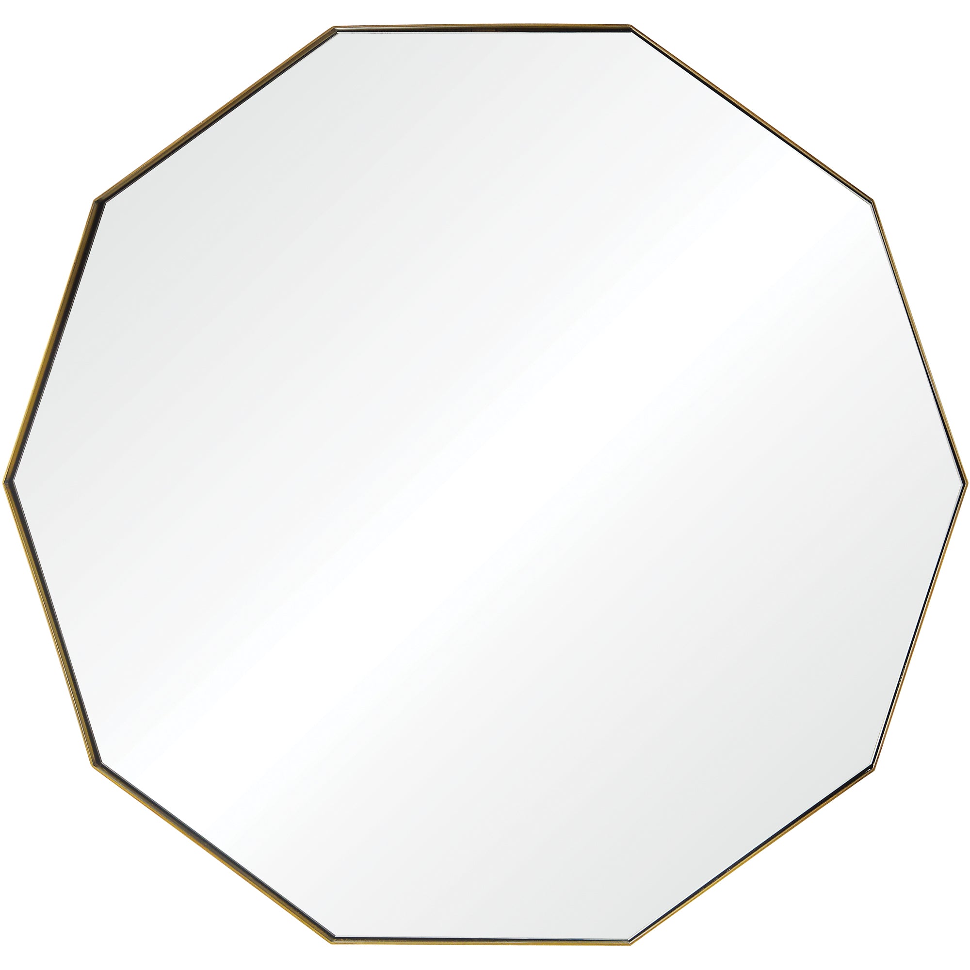 Renwil Cruz 40" Tall Irregular Wall Mirror - Yellow
