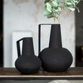 Renwil Monarda Indoor Iron Vase - Matte Black