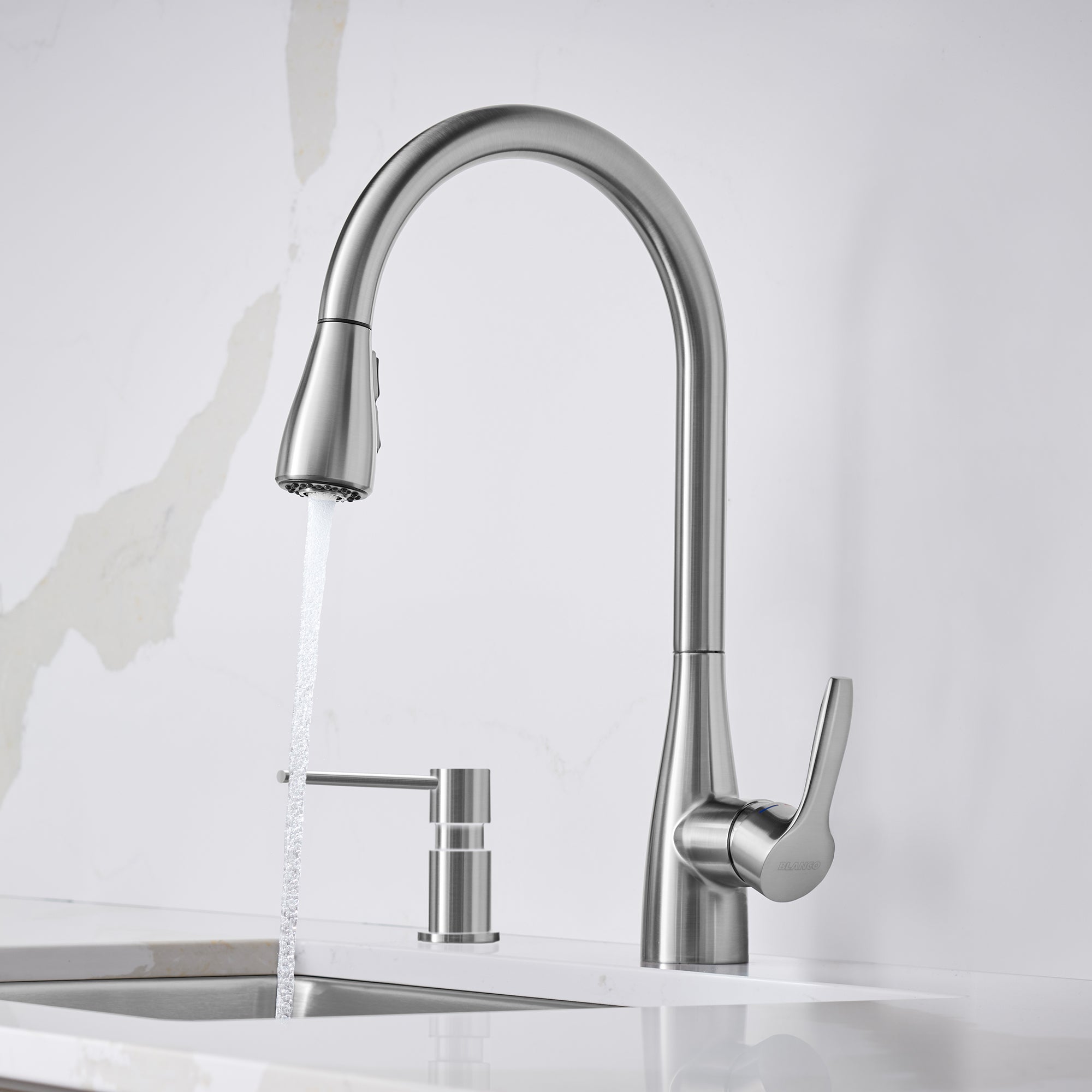 Blanco Atura Pull-Down Dual-Spray Kitchen Faucet