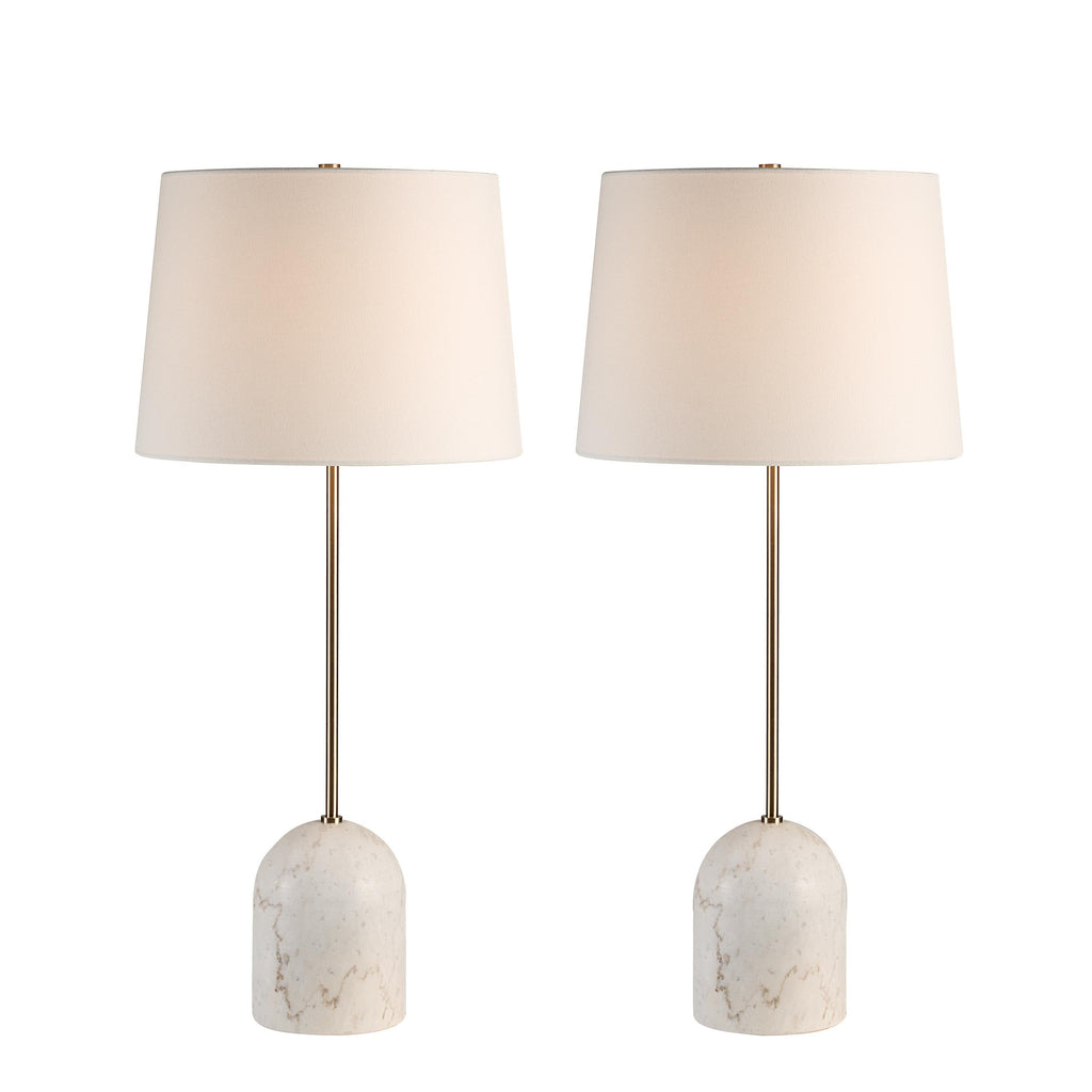 Everren Dili 31" Height Table Lamp (Set of 2) -  White