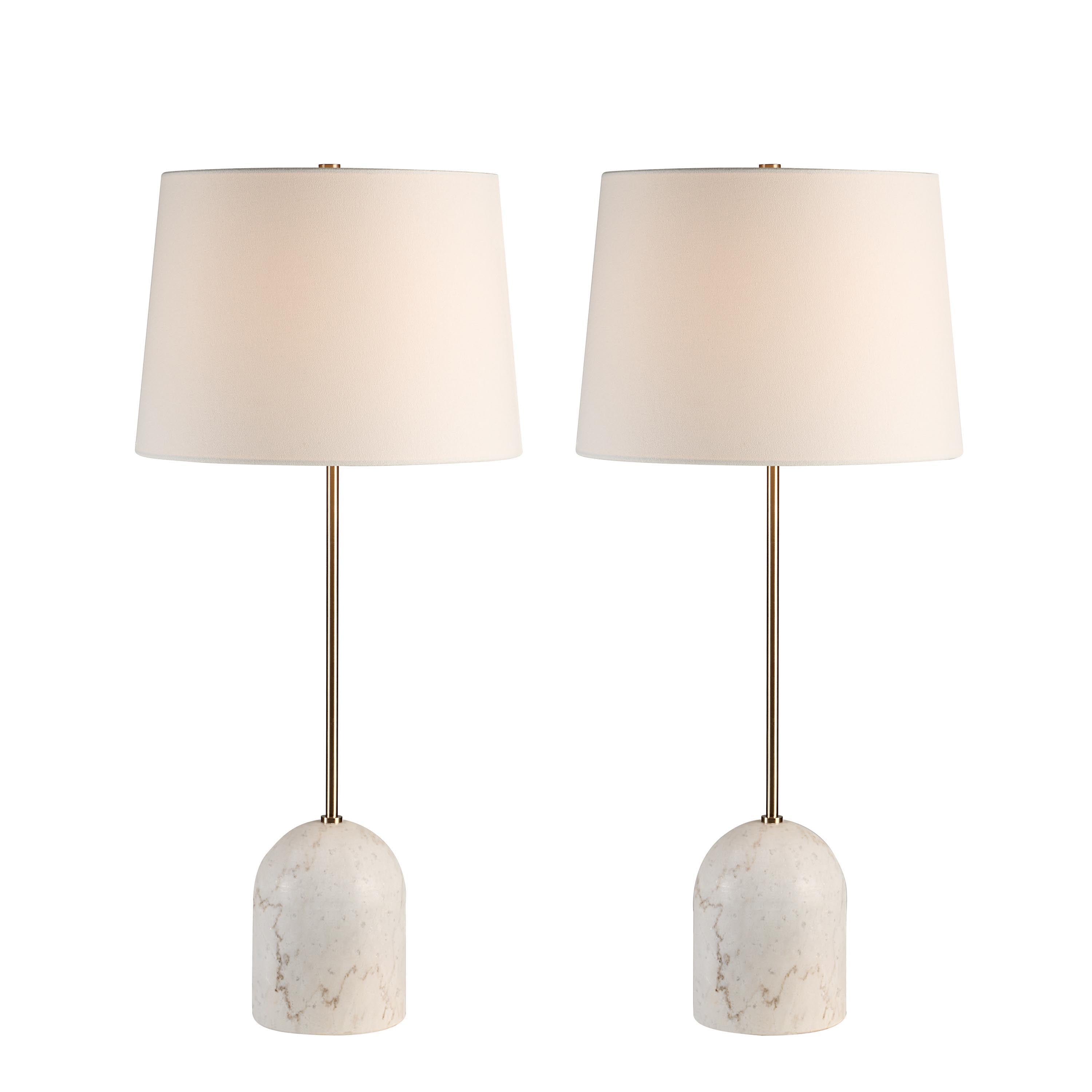 Everren Dili 31" Height Table Lamp (Set of 2) -  White