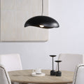 Renwil Filomena 22" Wide 1-Light Chandelier - Matte Black